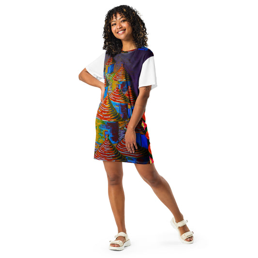 Tendezart Village T-shirt dress